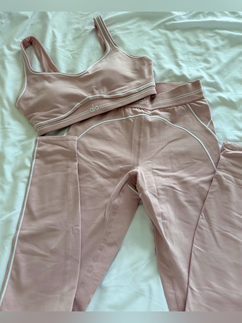 Airbrush High-Waist Heart Throb set - BALLET PINK